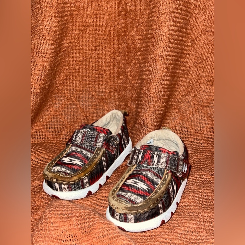 Twisted x toddler shoes. Worn once, in great condition, size 6m. No box